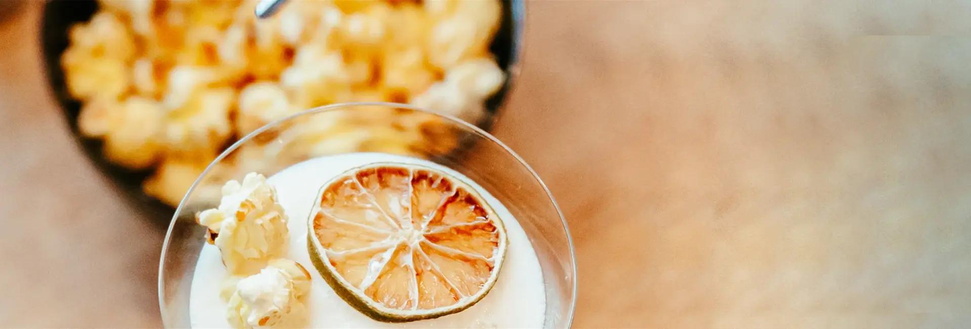 Cocktail Virgin Amaretto Sour Popcorn fini